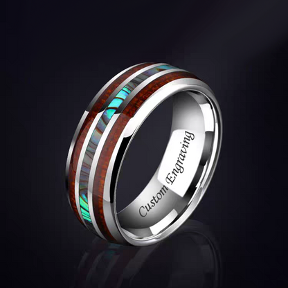 Custom Guys Wedding Band Tungsten