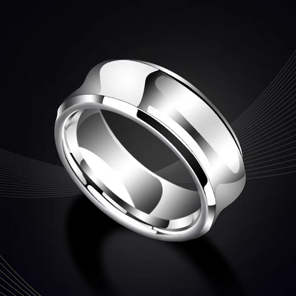 Marriage Band for Men Tungsten with Engraving