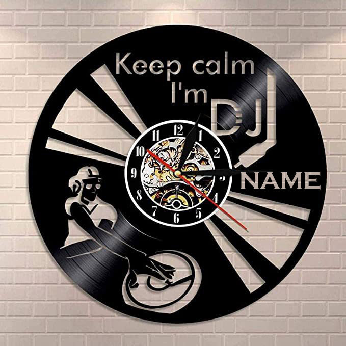 Gift for DJ Bedroom Wall Decoration Clock Gullei.com