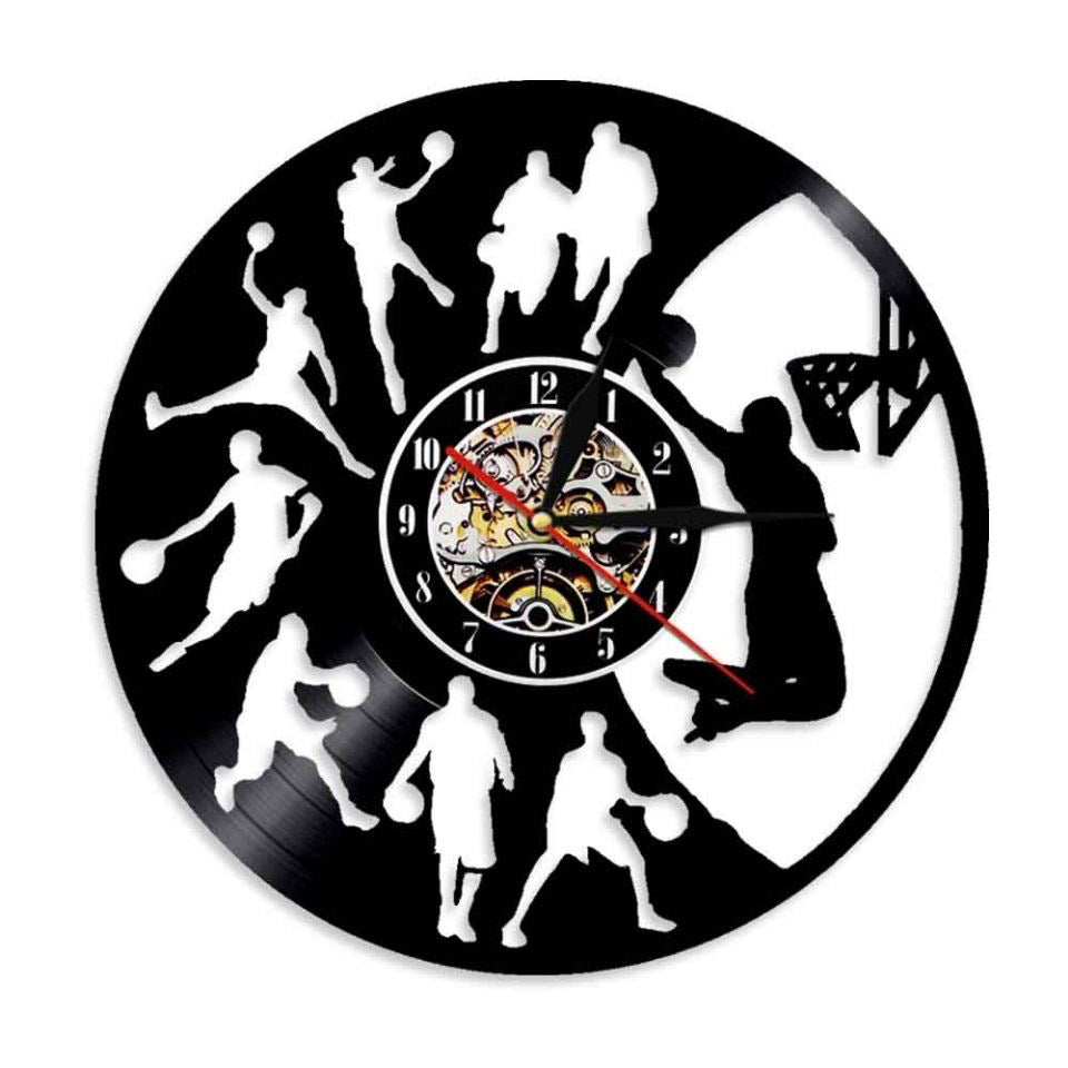 Wall Decor Clock Gift for Baseball Coach Gullei.com