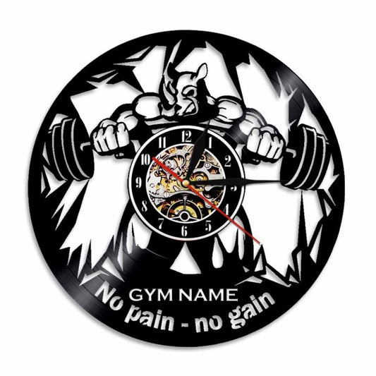 Wall Decor Clock Gift for Gym Owner Gullei.com