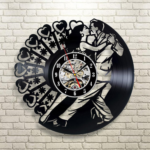 Gift for Newly Wed Couples Vinyl Record Custom Clock Gullei.com