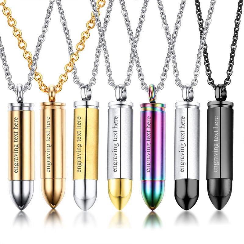 Matching Bullets Necklaces for Girlfriend Boyfriend Gullei.com