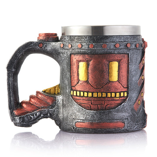 Robot Face Coffee Cup Mug Gullei.com