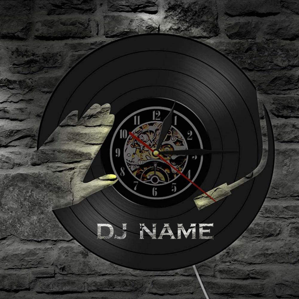 Gift for DJ Lp Record Wall Clock Gullei.com