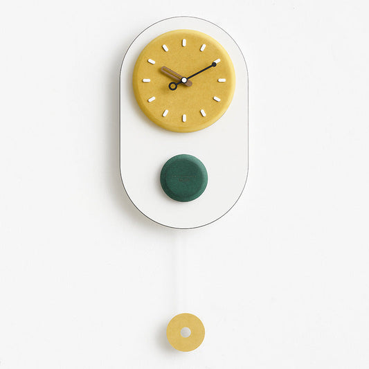 Modern Style Silent Pendulum Wall Deco Clock
