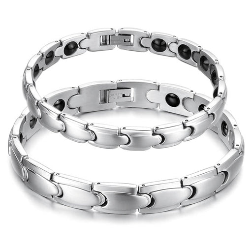 316L Stainess Steel Anti Fatigue Never Fade Couple Bracelets Set Gullei.com