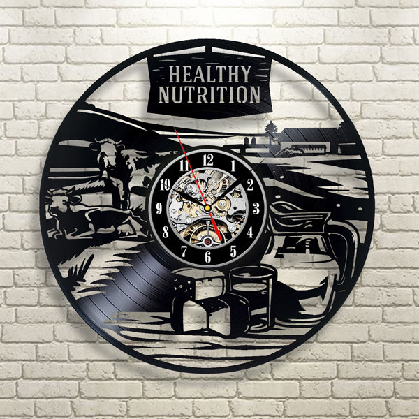 Best Christmas Gift for Nutritionist Vinyl Wall Clock Gullei.com