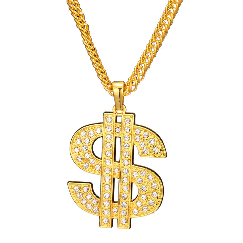 Dollar Pendant Necklace for Men Gullei.com