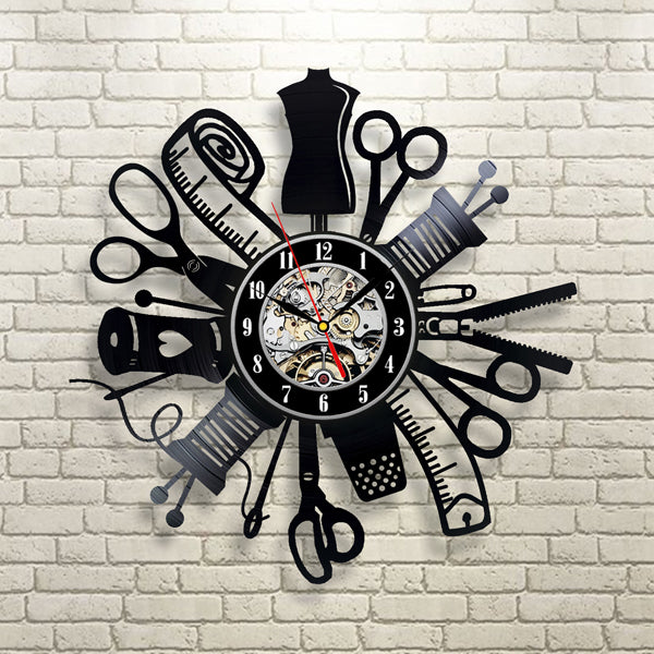 Vinyl Record Clock Gift for Taylor Shop Wall Décor Gullei.com